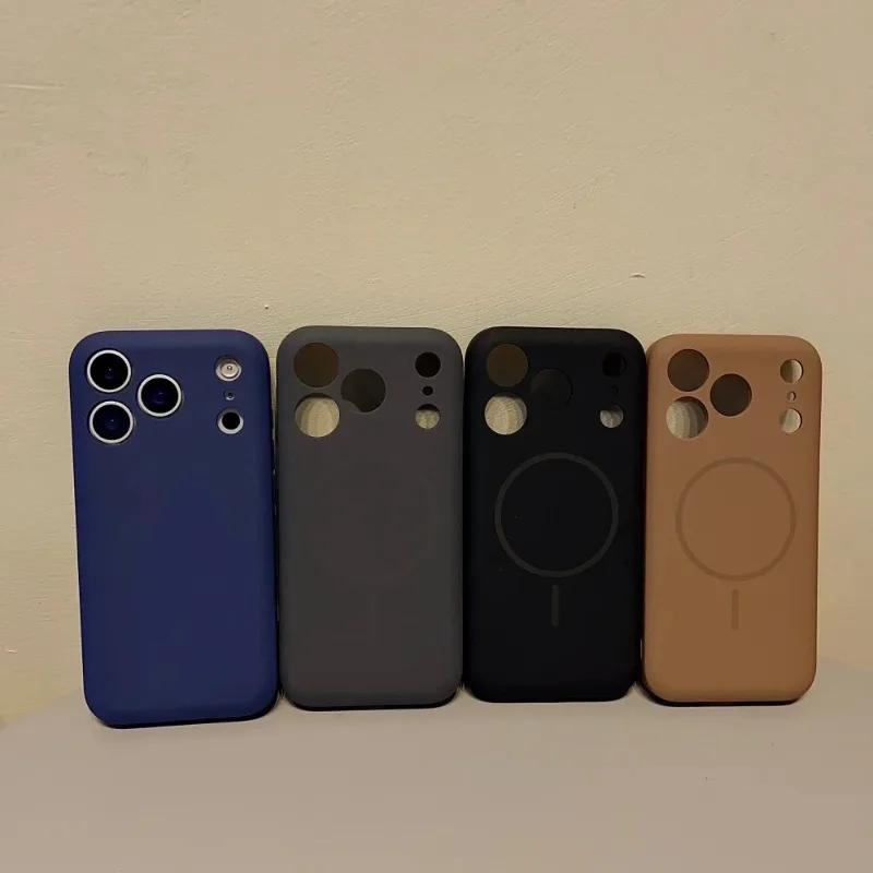 Deluxe Magnetic Phone Case with Magsafe Compatibility - Shockproof and Wireless Charging-Ready
