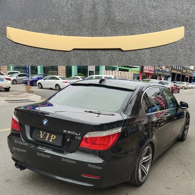 For BMW 5 Series E60 Roof Spoiler 520i 528i 535i 530i 525i ABS Plastic  Primer Color Rear Window Roof Spoiler Wing 2005-2009 - AliExpress