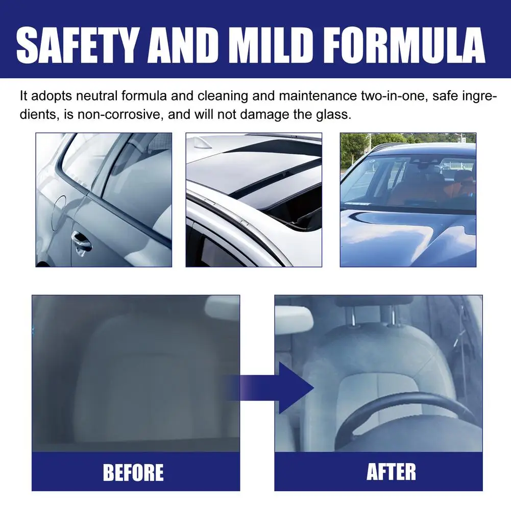 100ml Car H9 Nano Oil Film Remover Windshields Antifouling Agent Automobile  Window Glass Rainproof Anti-fogging Agent Coating - AliExpress