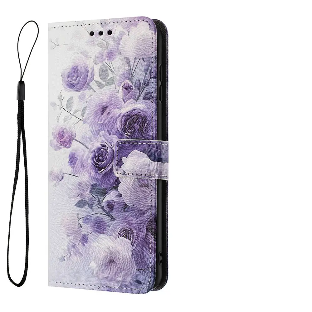 Butterfly Leather Flip Phone Case - Elegant and Durable Back Cover Design