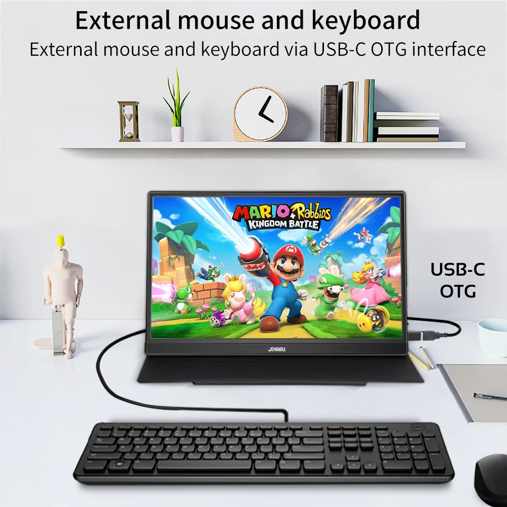 ޴  USB C Ÿ Ʈ º , ǻ ÷, HDR IPS ũ , ƺ  PI, 15.6 ġ, 1080P