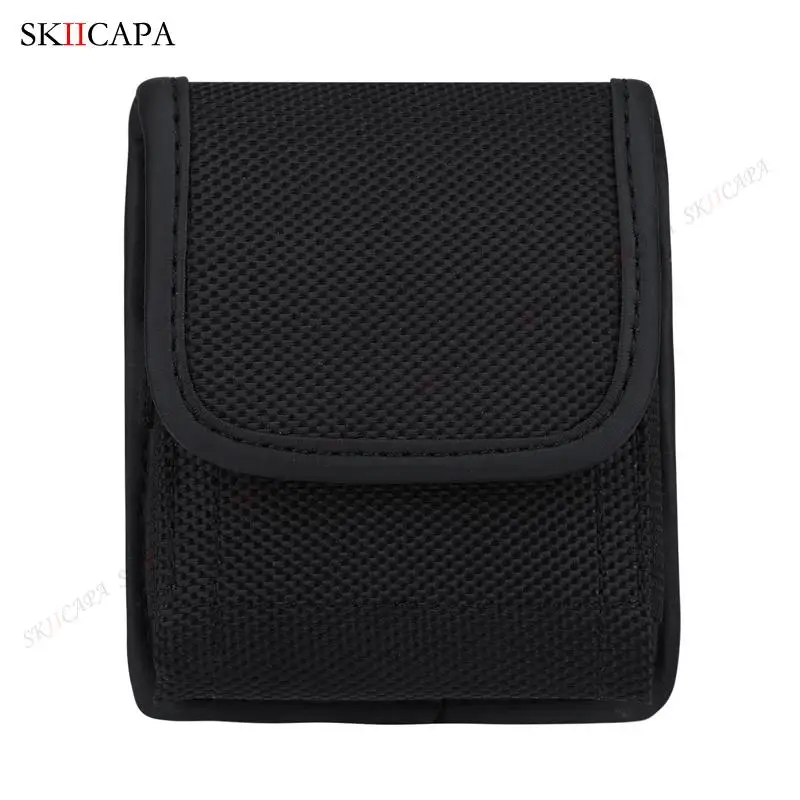 Elegant Leather Phone Pouch with Belt Clip Holster and Oxford Cloth