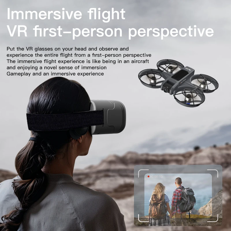 Mini Drone X226 5G WIFI Double Caméra HD Écran ou VR