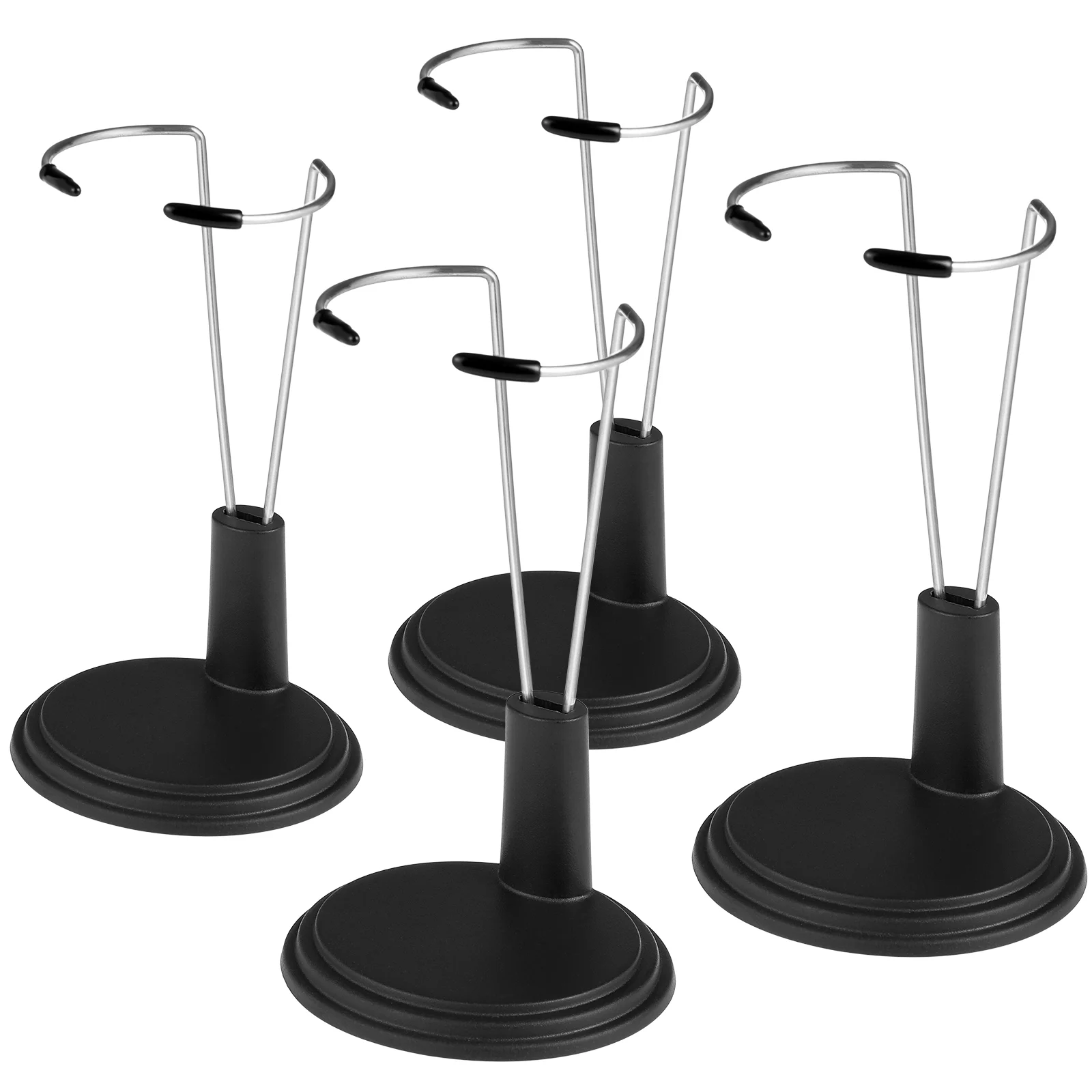 4 Pcs Toy Support Frame Reborn Dolls Creative Stand Mannequin Black Rack Baby