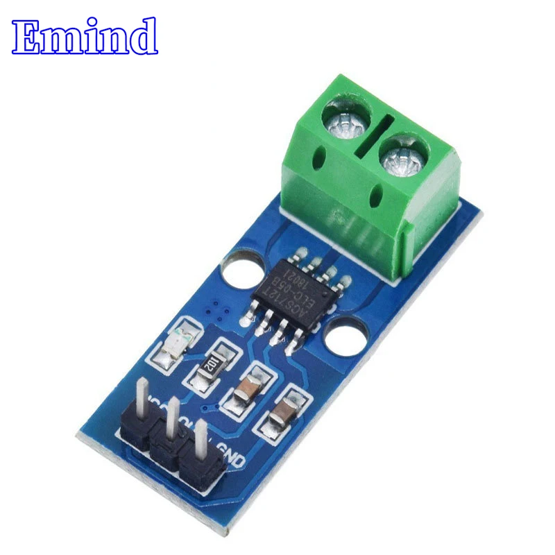 

1/2Pcs Current Sensor Module 5A/20A/30A Range ACS712 Module Onboard Power Indicator ACS712ELC Chip