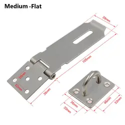 Right-Angle Burglar-Proof Padlock with Mounting Hardware (Medium-Flat)