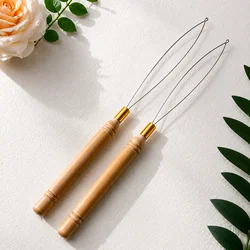 Premium Wooden - Handled Crochet Hook (2pcs)