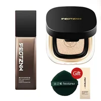 New Feotznw Soft Yarn Makeup Holding Liquid Foundation Matte Concealer Waterproof Moisturizing Air Cushion Facial Cosmetics 1