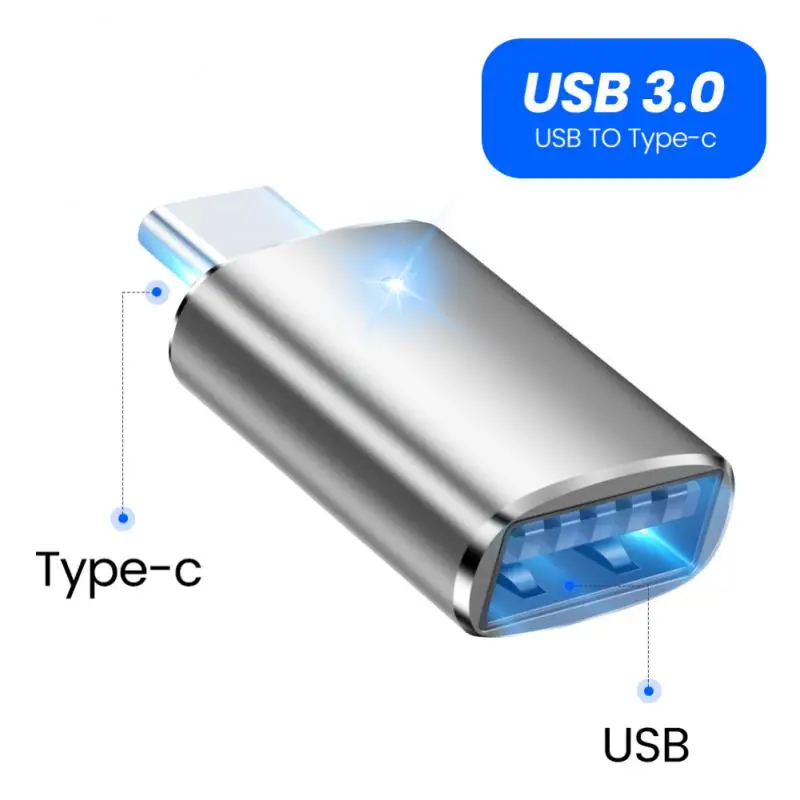 ZHSONG USB 3.0 Type-C OTG Adapter Type C USB C Male To USB Female Converter For Macbook Xiaomi Samsung S20 USBC OTG Connector type c to iphone converter Adapters & Converters