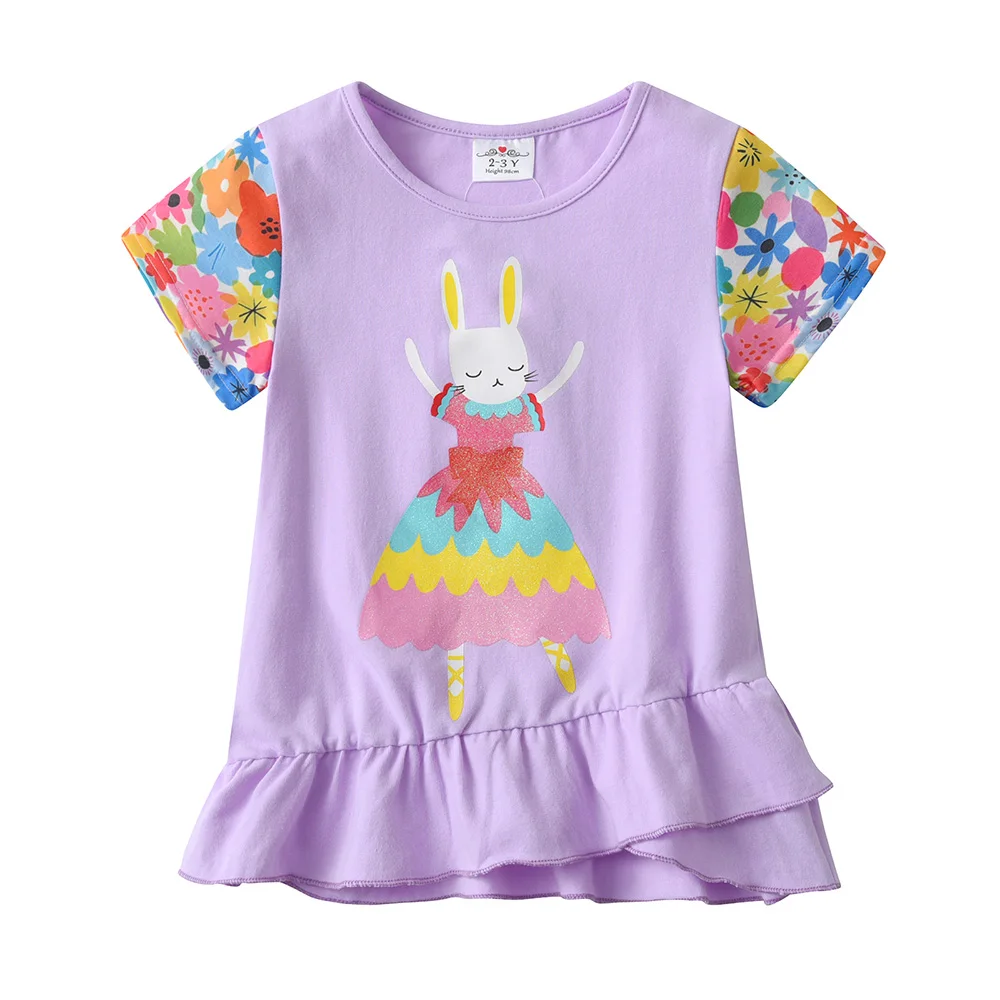 Purple Rabbit Girls Outfit Set 4