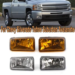 Front Bumper Fog Light For Chevrolet Chevy Silverado 2500HD 3500HD Tahoe Suburban Avalanche 2007-2013 GM2593160 GM2592160