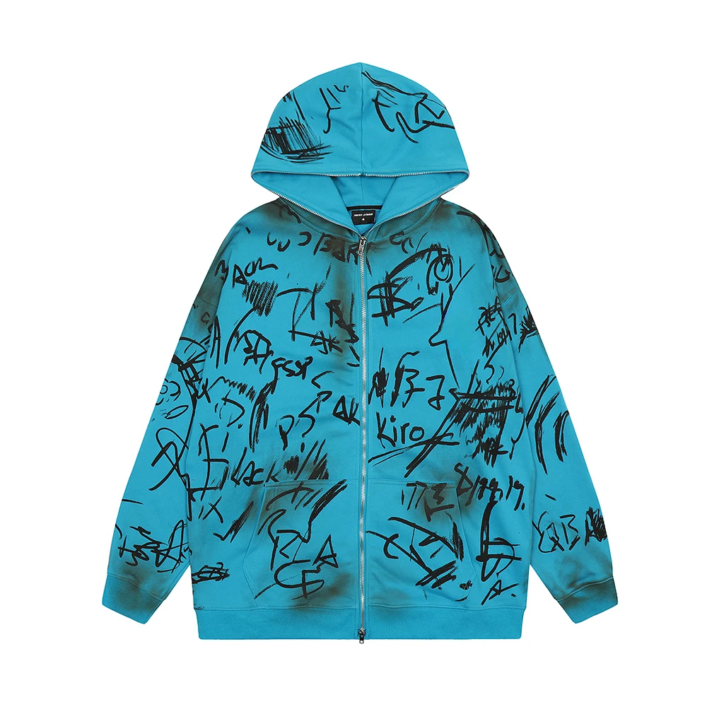 

Blue Hooded Sweatshirt