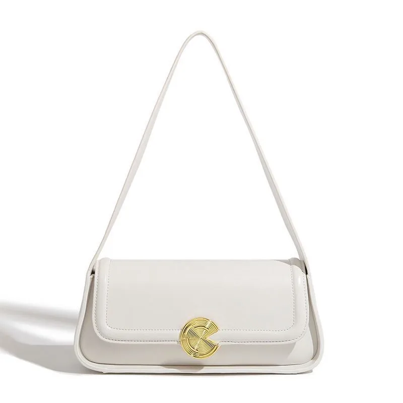 JIAERDI High Street Beige Underarm Bag Women 2024 Vintage Leather Chic Stick Shoulder Bags Female Retro Handbag Purse Ladies