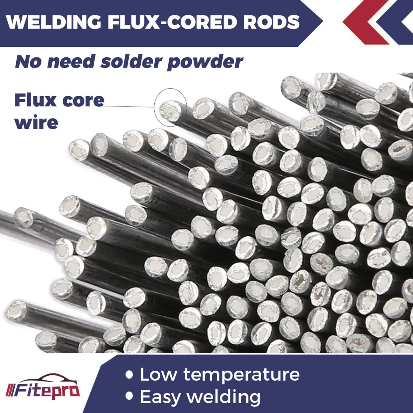 

Welding Aluminum Brazing Rods,Length Aluminum for Ppropane Torch，Low Temperature 550℃ Wire with Flux Core for Aluminum Repair