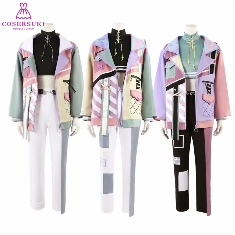 

Ensemble Stars Scout Whimsical City Rider Hiyori Tomoe Midori Takamine Nazuna Nito Hajime Shino Comic Con Cosplay Costume