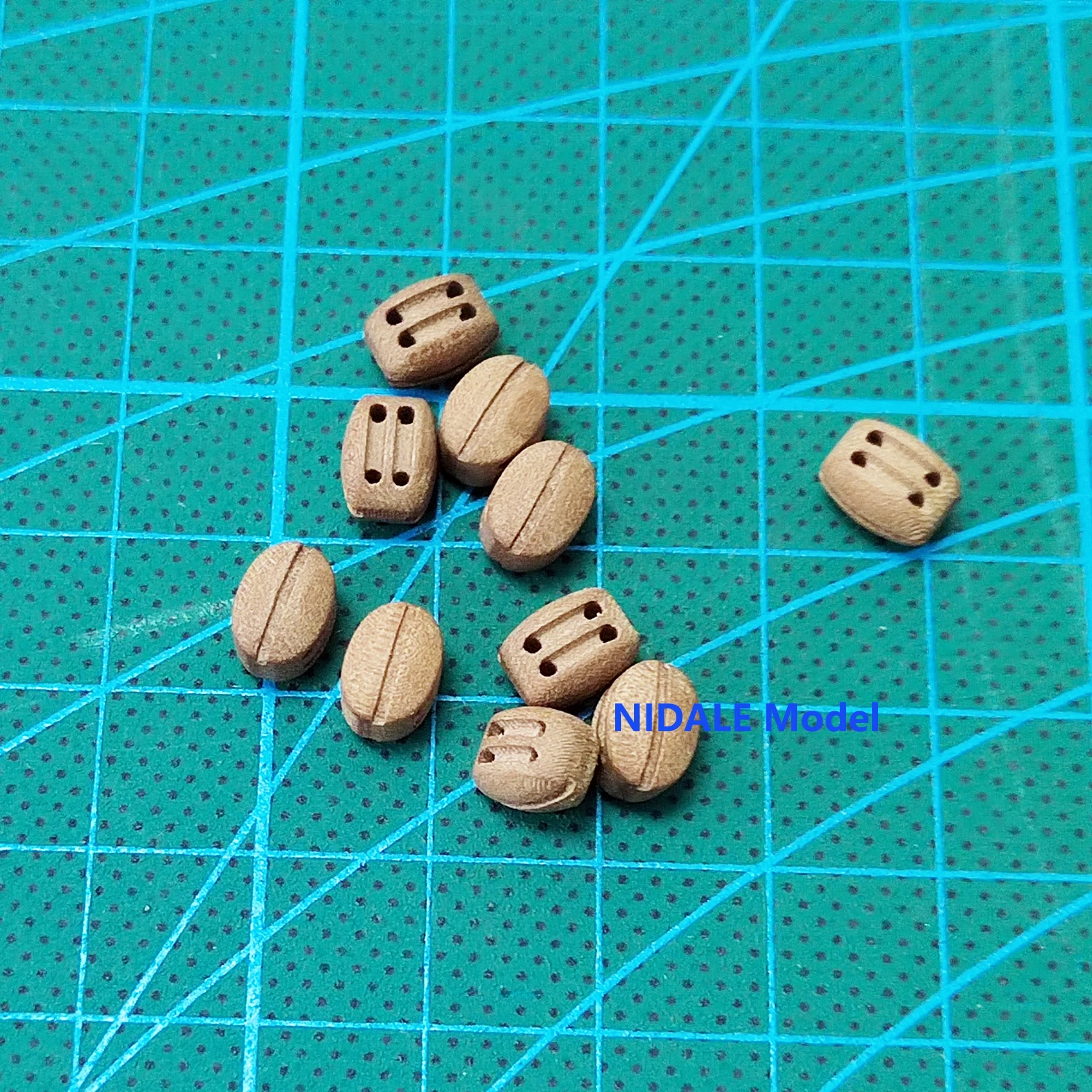 Ancient Ship Model Luxury Aaccessories High-Quality Pear Wood Double Pulleys Sailboat Fitting10pcs/lot