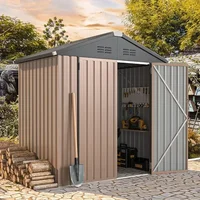6'x 4 'tool Storage Shed Metal Shed Outdoor Storage and Organization Lockable Shed and Outdoor Storage Space 1