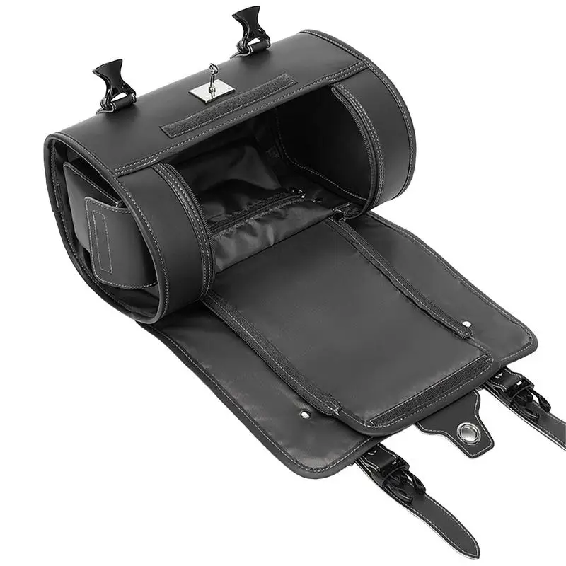 

Motorcycle Rear Bag Vintage Motorcycle Rack Bag Multifunctional Luggage Bags Tail Bags For Motorcycles Motorcycle Storage Bag