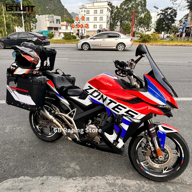 Motorcycle Exhaust System Escape Modify Front Link Pipe Connecting 51mm Muffler For ZONTES ZT310R 310R ZT310T ZT310X 2018-2022 - Image 4