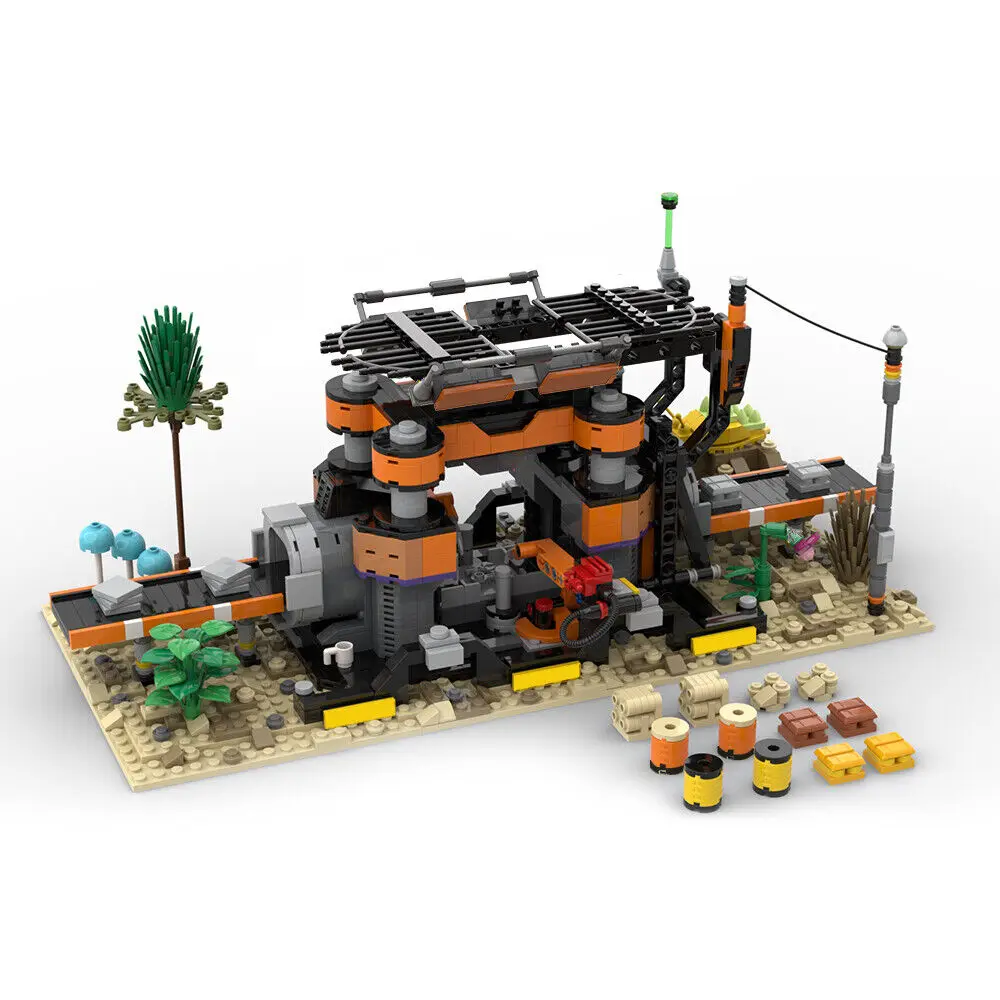 

The Global Factory Display Model with Interior Details 1532 Pieces MOC Build