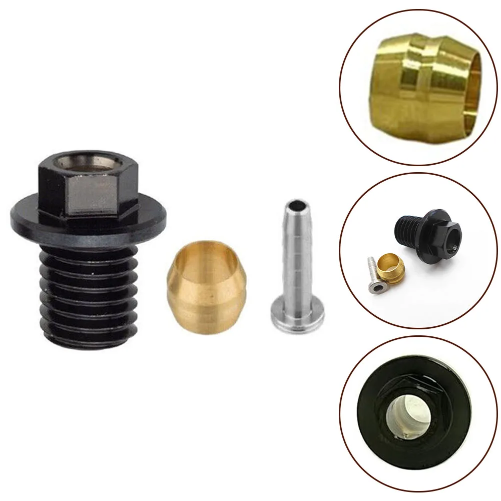 Rennrad Hydraulische Bremse Olive Kopf Öl Nadel Einsatz Anschluss Mutter Kit Für Shimano BH90 Fahrrad Zubehör – Detail 2