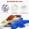 Dog Squeaky Toys, Crinkle Plush Dog Toys, No Stuffing Dog Toys for Small Medium Large Dogs, Stuffless Puppy Toys for Boredom 5