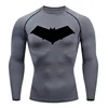 Compression Shirt Men's Running T-shirt Long sleeve Bodybuilding Fitness Top Sweat Gym Workout Second Skin rashgarda MMA Short 4