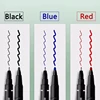 Dual-Tip Marking Pen with Water-Based Ink in Red, Blue, and Black for Art and Drawing Outlines 4