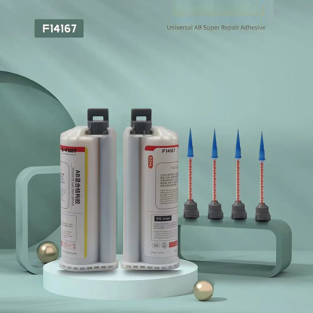 E-fixit AEF 범용 AB 슈퍼 수리 접착제, 아이폰 15, 13, 14 프로 유리 프레임, 백 커버 본딩 접착제, 빠른 고체화