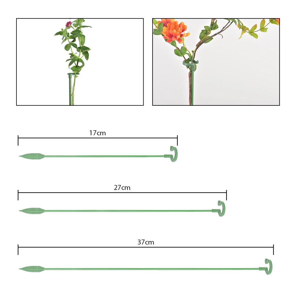5Pcs Butterflies Orchid Succulents Flower Vegetables Plant Stand Plant Potted Support Rods Garden Supplies Plastic Plant Supports Plant Stakes Plant Stem Support Plant Support Stick Plant Support Racks Flower Stem Holder