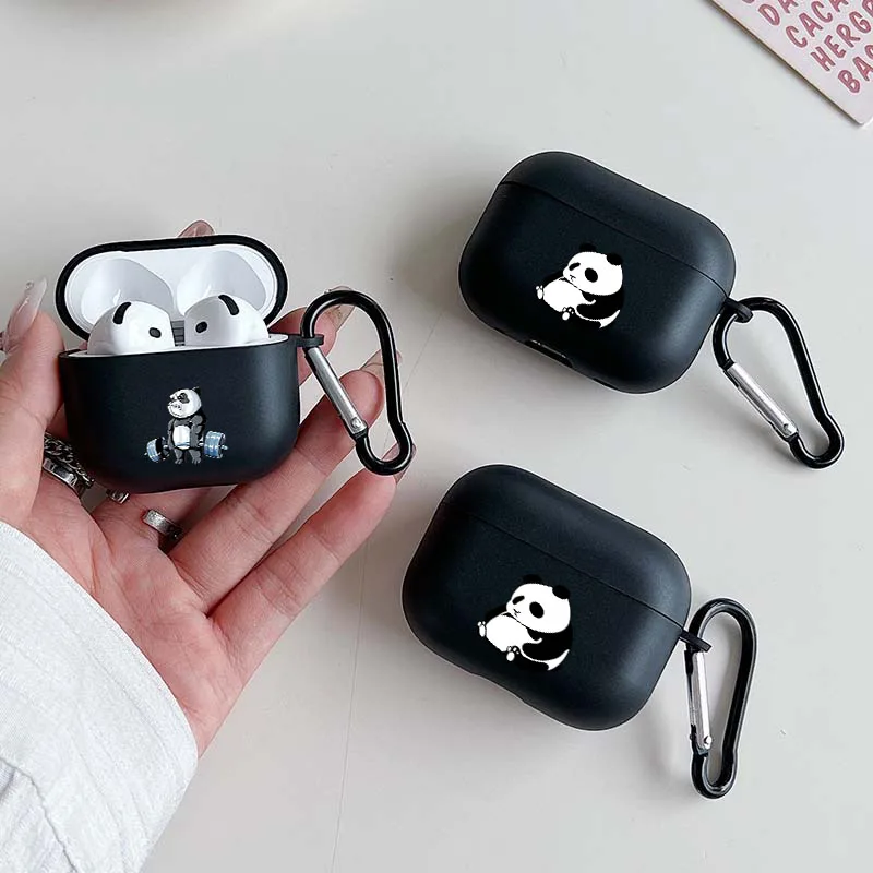 Panda AirPods Case Cover for AirPods Pro and Earphones