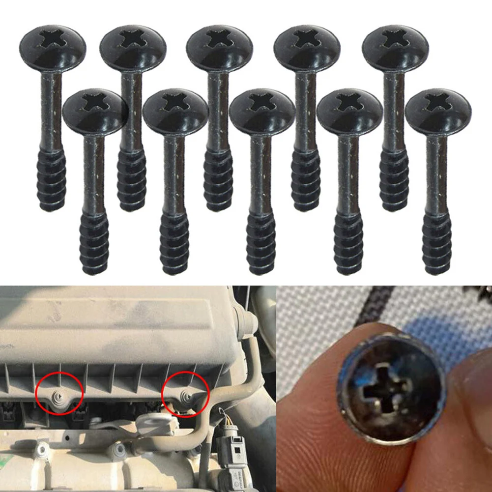 

10Pcs Air Filter Cleaner Box Lid Retaining Screw For Opel For Vauxhall For Jaguar Air Filter Housing Screws 34mmX5mm