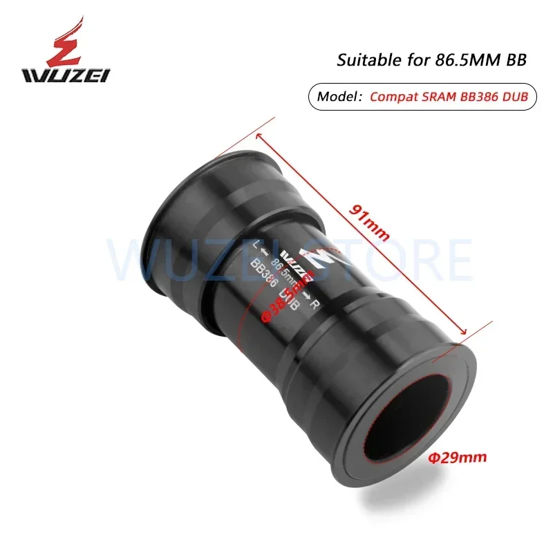 Sealed Bearing BB30 BB386 BB91 PF30 DUB 24/29mm MTB Mountain ROAD Bicycle Press-in Thread Bottom Bracket BB Axis For SRAM