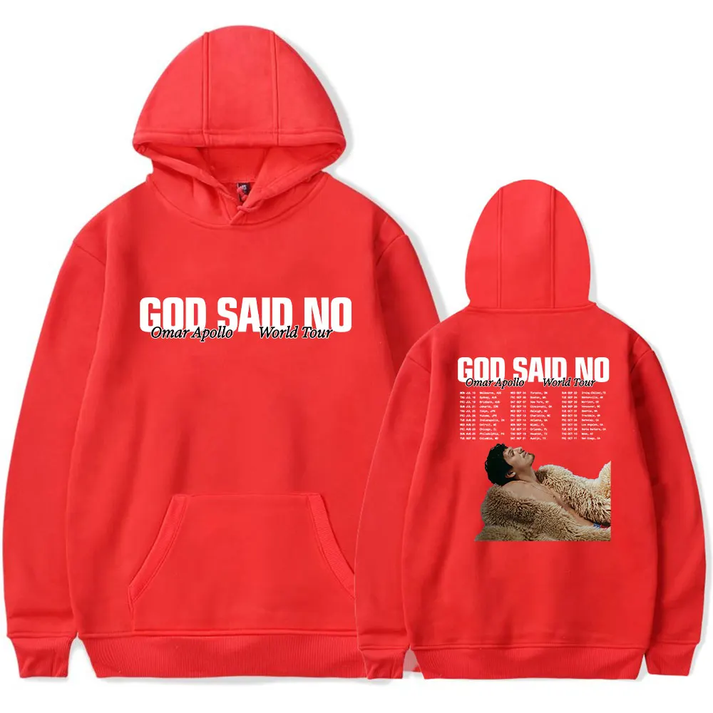 thumbnail image 1 of Sudadera con capucha de Omar Apollo God Said No Tour para hombre y mujer, unisex, de manga larga, para cosplay, ropa de calle, 1 of 5