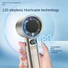 Portable Hand Fan , 120 Wind Speeds, Mini Bladeless Handheld Fan, USB Rechargeable Personal Highspeed Fans, Electric Eyelash Fan 2
