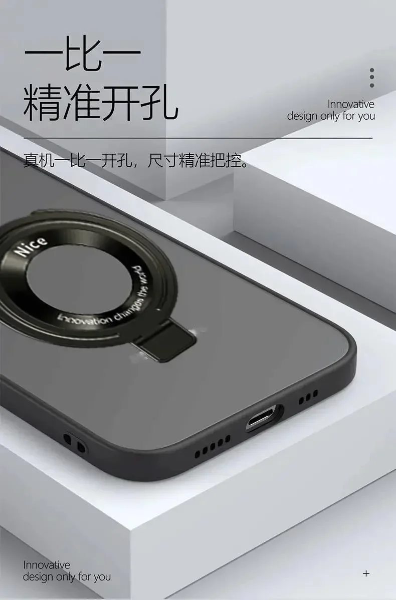 Luxury Matte Case For Samsung Galaxy S26 S25 Edge S24 FE S23 S22 S21 Ultra Plus A56 A26 A36 A16 A15 Magnetic Magsafe Cover