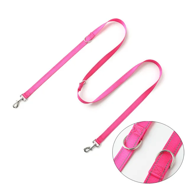 Dog Leash Reflective Double Leashes for Dogs Walking Nylon Dog Leash Walker Multifunction Dogs Leashes for Training Accessories 2