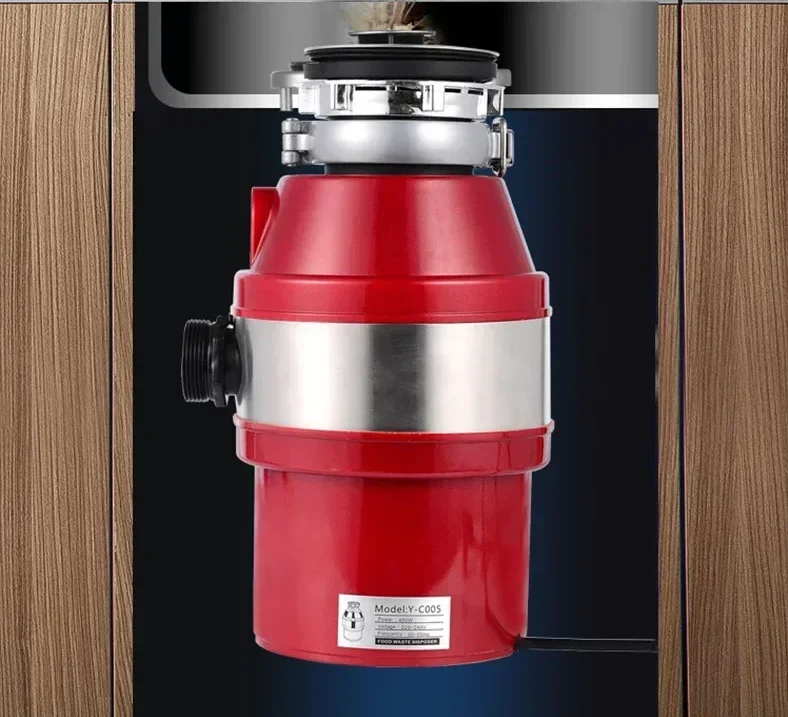 220V Food Waste Disposer Kitchen Sink Household Garbage Processor for Food Scraps AE