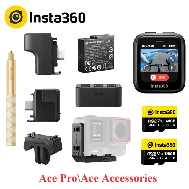 Insta360 ace pro/aceバッテリー/ハブ/キャリーケース/クイック 