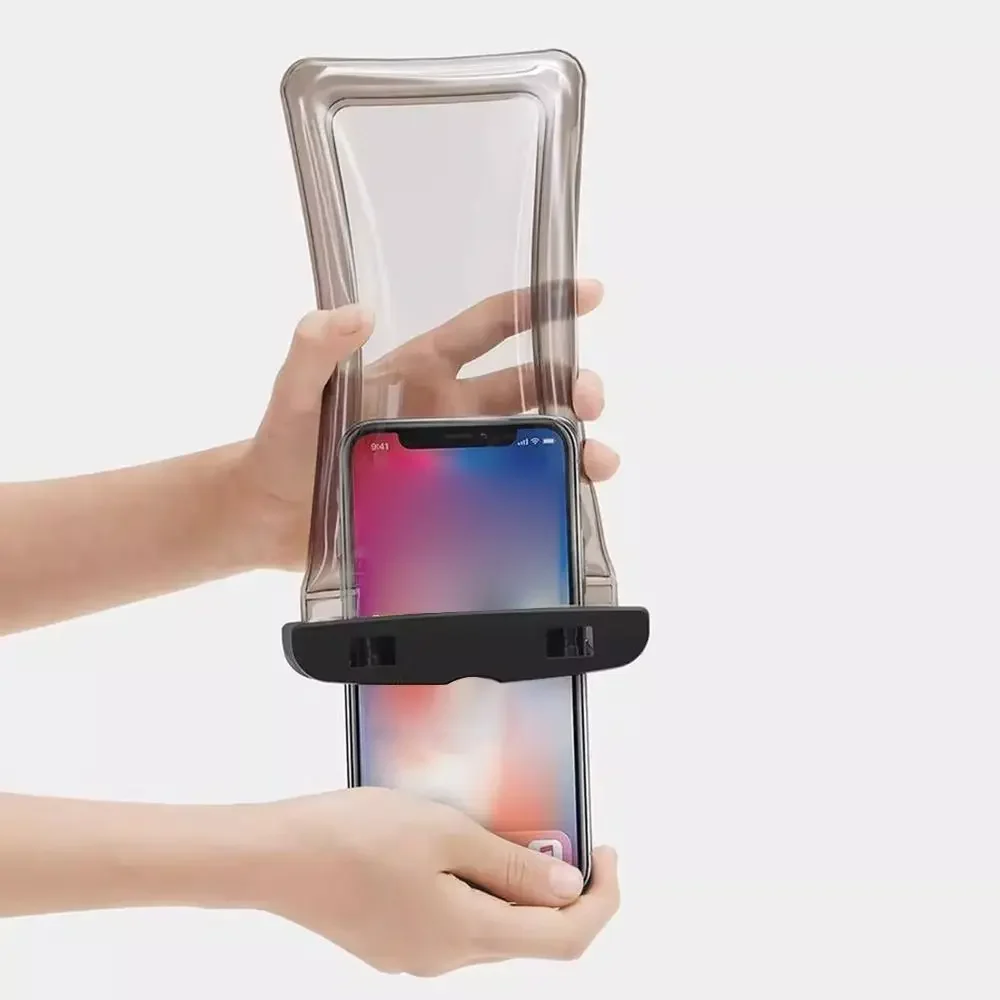 Waterproof Transparent Phone Case (Up to 7") – Touch-Screen Pouch with Lanyard, IP68 Submersible Bag for Swimming & Diving