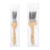 ArtSecret 1 pcs Multi-Tooth Comb Paint Bruse for Watercolor Acrylic Oil Pianting Bamboo Handle Art Brushes 6