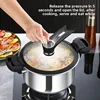 304 stainless steel micro pressure cooker multifunctional soup pot household pressure cooker electromagnetic stove gas universal 3