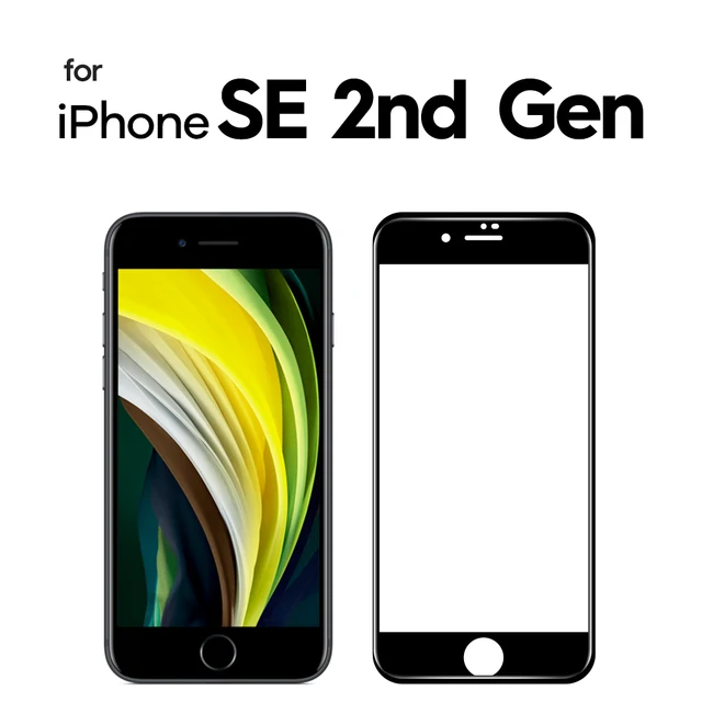 SmartDevil 2 Pcs for iPhone 11 Full Cover Tempered Glass for iPhone 13 Pro Max 12 mini 7 8 X XS XR SE 3 2020 Screen Protector HD for iPhone SE 2020