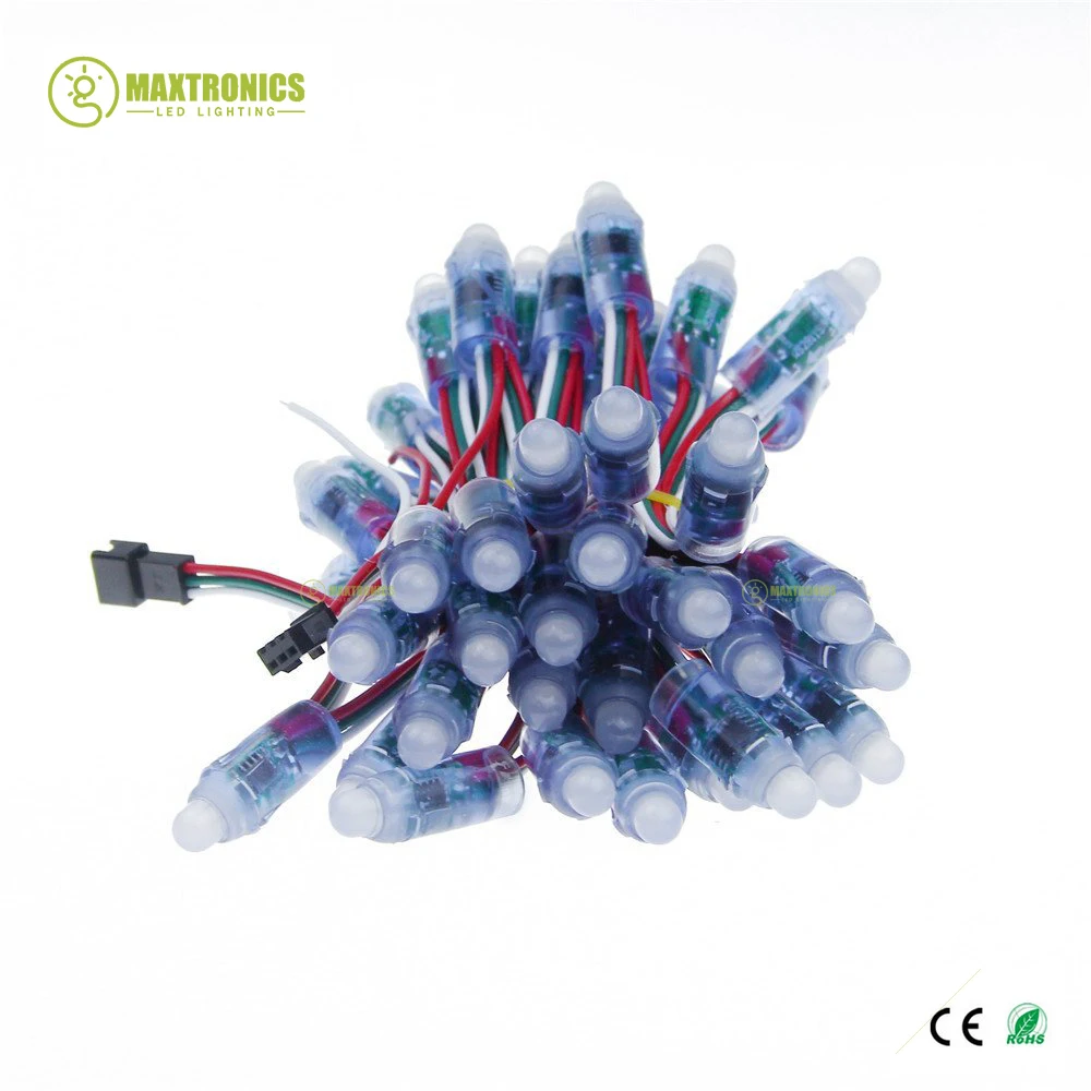 LED Pixel Light 5000pcs 12mm WS2811 2811 IC Full Color Pixel LED Module Light DC 5V input IP68 waterproof RGB color Digital
