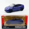 1: 32 Tesla Model Y New Energy Sedan Door Opening Sound and Light Return Alloy Model Toy Car Children's Gift 2