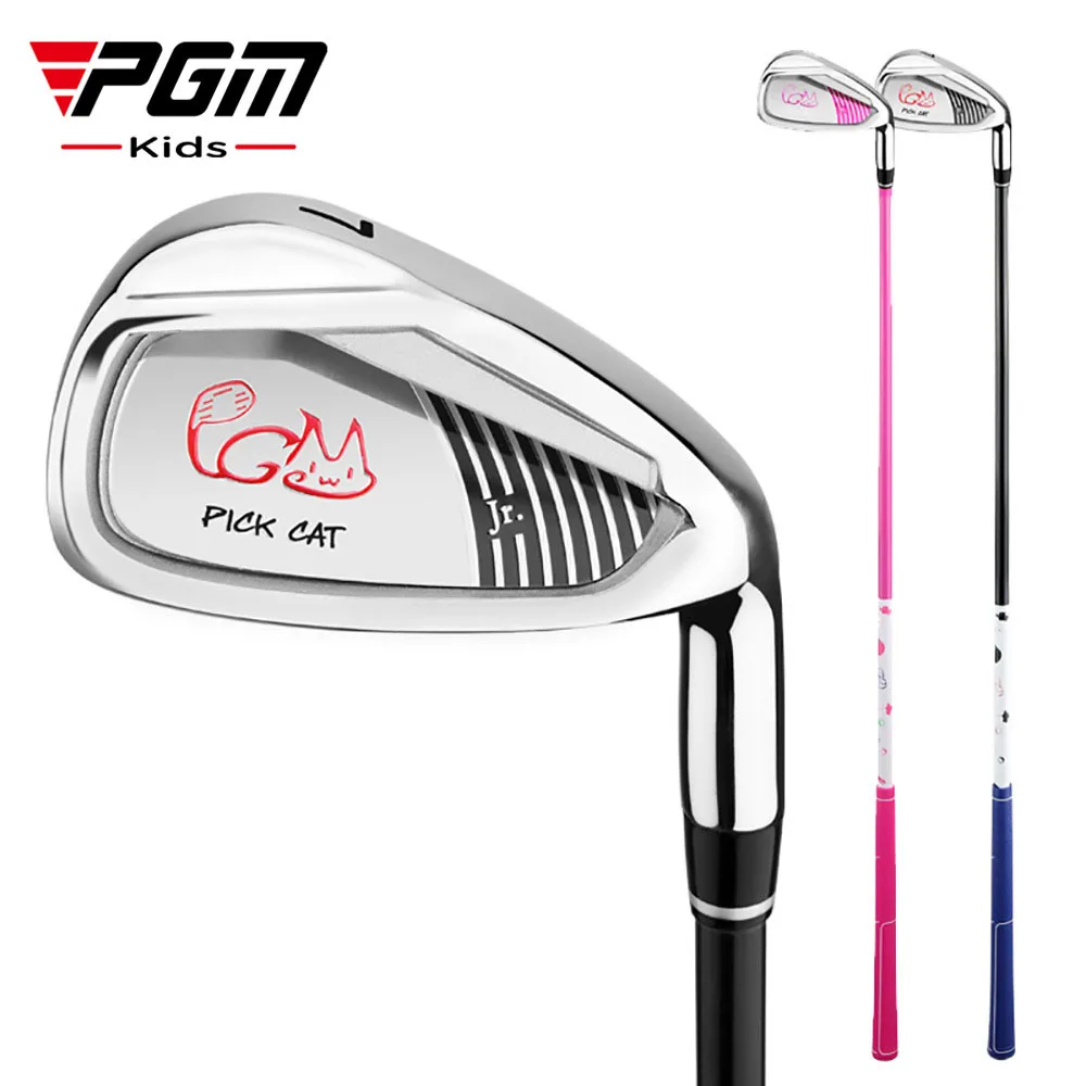 

PGM Golf Clubs Boys & Girls No. 7 Iron Stainless Steel Kid Clubs Ultra Light and Highly Resilient Carbon Club Shaft