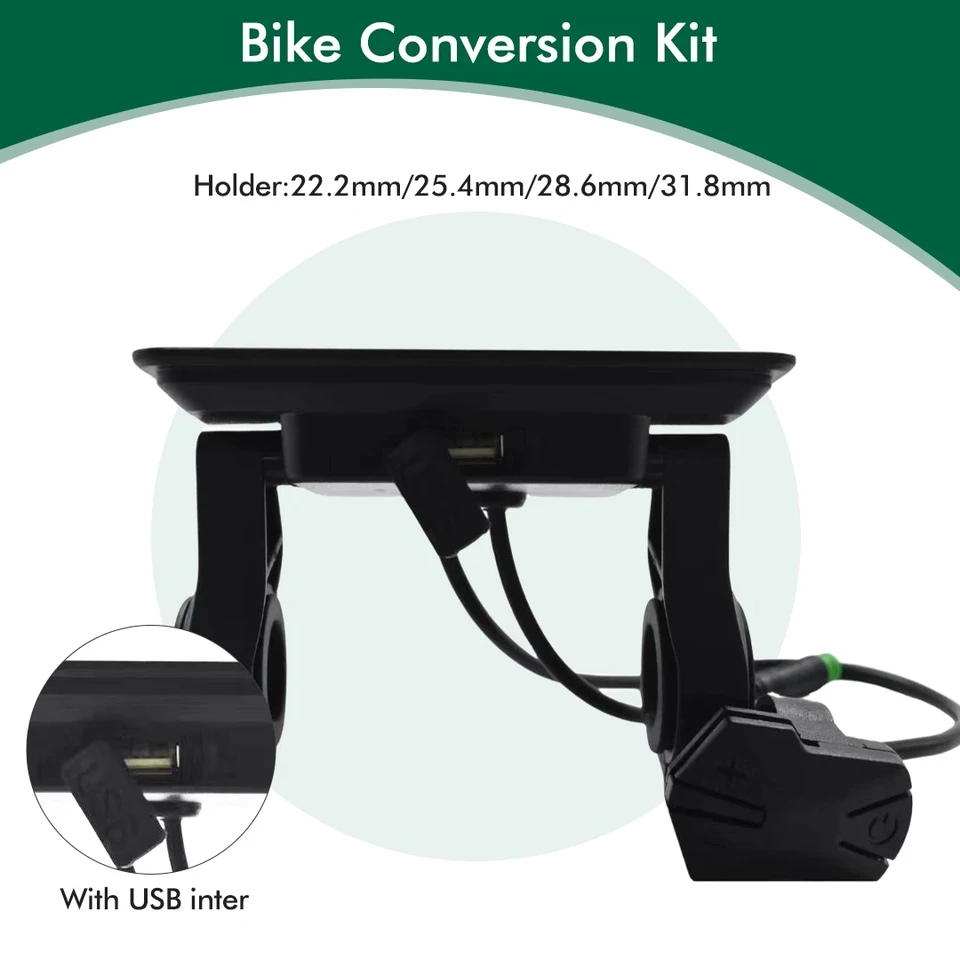 H6C Elektrische Fiets LCD Display Meter 24V 60V E Scooter Panel Kleurenscherm Met Usb Uart Voor Onderdelen 5pin 2030194332
