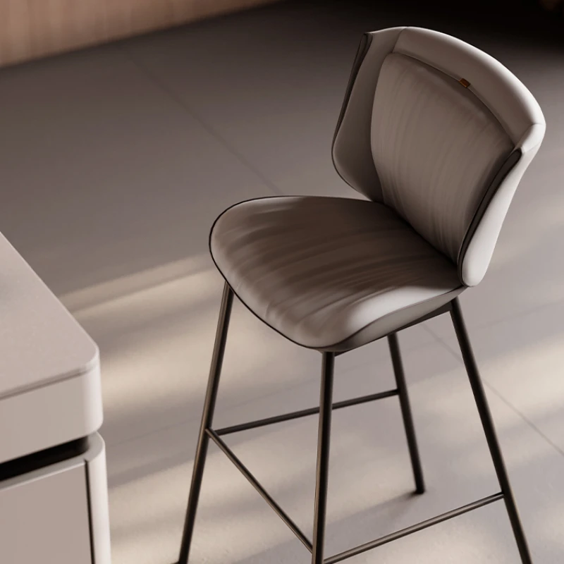

Office Reception Bar Stools Accent Ergonomicsalon Kitchen Counter Stools Minimalist Coffe Cadeiras Bar Furniture XY50BY