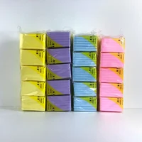 120 Pcs compressed facial cleansing sponge 4 color Round Wash Face Sponges for Women Compress Exfoliating Removal Sponge 1