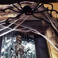 Halloween Big Plush Spider Halloween Decoration Party Props Outdoor Big Spider Decoration Chamber Trick A Prank  Big Spider 4